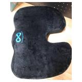 Everlasting Comfort Doctor Recommended Memory Foam Seat Cushion for Office Chairs and Car - Ergonomic Office Desk Accessories - Cushions for Tailbone Pain Relief, Sciatica and Back Support Pillow