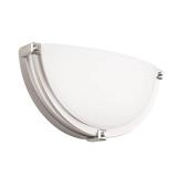 Flynix 13 inch Dimmable LED Wall Sconce, Half Moon Wall Light Fixture, 3000K4000K5000K Color Temperature Adjustable, Modern Bathroom Vanity Light Fixtures?Super Bright 950 Lumen (Brushed Nickel)