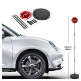Reswish LED Light Parking Stop Sign,Smart Parking LED Garage Flashing Warning Stop Sign, Parking Assist LED Stop Sign Parking Assistant with Flashing Signal for Garage