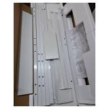 OTK Over-The-Toilet Storage, 3 Tier Bathroom Organizer Shelf, Freestanding Space Saver with Toilet Paper Holder, Multifunctional Over The Toilet Rack, White