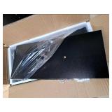 Upassion Floating Shelves for Wall Set of 3, 16\ Black Wall Shelves for Home Decor, Frame Display Floating Shelf for Living Room, Bedroom, Bathroom, Kitchenin