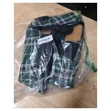 Kuoser Waterproof Dog Coat, Reversible Dog Jacket for Large Dogs, Adjustable Durable Doggie Winter Coat for Groowing Puppies Warm Puppy Cold Weather Apparel, Green L