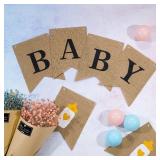 Boao Baby Is Brewing Banner Linen Baby Shower Banner for Gender Reveal Diaper Party Celebration Coffee Themed Brown Decoration Halloween Supplies