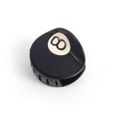 PERSONFUN Black 8 Ball Golf Club Hair Claw Clip for Women, 5.4cm2.12 inches, Acetate Hair Claw 1PC