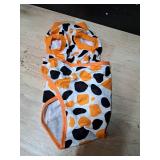 PetWarm Dog Surgical Recovery Suit, Recovery Suit for Female Male Dogs, Dog Onesie After Surgey Spay Neuter Professional Pet Abdominal Wounds Bandages, Leopard Pattern, Orange, S