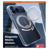 TORRAS 360 Magnetic Stand for iPhone 17 Pro Max Case, [Fit for MagSafe] [4X Military-Grade Protection] Slim Case for iPhone 17 Pro Max 6.9\ 2025, Clear, Ostand O3 Fitness Seriesin