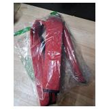 KHGUZ 2PCS Extra Long Car Seatbelt Cover, 29.53 inches Soft Leather Vehicle Safety Seat Belt Strap Cushion, Comfortable Auto Shoulder Neck Chest Protection Pads Accessories, Extremely Long (Red)