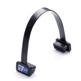 OBD2 Extension Cable, bbfly-A21 Low Profile OBD2 Splitter 16Pin Male to Female Port for GPS, Scan Tool and Code Reader (1FT0.3M)
