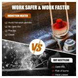 Magnetic Induction Heater Kit,Induction Heater Bolt Removal,1200W 110V Hand Held Induction Bolt Removal Tool For Rusty Screw Removing and Heat Induction Tool