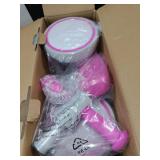 SEREED Baby Balance Bike for 1 Year Old Boys Girls 12-24 Month Toddler Balance Bike, 4 Wheels Toddler First Bike, First Birthday Gifts (Rose)