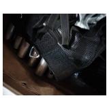 A game 12-ft trampoline and enclosure combo Gray