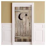 Blulu 1 Pcs Outhouse Door Cover, 6