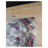 Woaboy Christmas Set of 2 Scottish Tartan Throw Pillow Covers Farmhouse Classic Plaid Decorative Couch Pillows Home Decor for Sofa Living Room Bed 20x20 Inch, Khaki