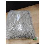 Turquoize Shaggy Chenille Bathroom Rugs Bath Room Runner Rug Extra Long Large Bath Rugs Non Slip Washable 47 x 17 Floor Mat, Super Water Absorbent and Soft Bath Rug for Bathroom, Dove Gray