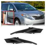 1Pair Windshield Wiper Cowl Cover Extension Cover Trim For Toyota Sienna 2011 2012 2013 2014 2015 2016 2017 2018 2019 2020