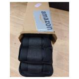 Sportneer Adjustable Weighted Ankle Weights Set 1 Pair 2 4 6 8 10 Lbs Leg Weight Straps for Women Men for Gym,Fitness, Workout,Walking, Jogging,1-5 lbs for Each Ankle, 1 Pair 2-10 lbs (Black)