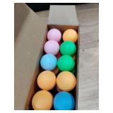 D-Xam 30 Pcs Colored Ping Pong Balls 40mm Table Tennis Ball, Plastic Ping Pong Balls for Games, Arts, Party, Pet Toys, School Activities, Teachers Must Have