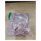 Tallew 4 Pcs Office Chair Covers Set Computer Universal Protective Stretchable Chair Seat Covers Desk Armrest Slipcovers Pads Office Cushion Backrest for Rotating(Light Pink)