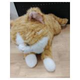 Leahaoe Large Weighted Stuffed Cat 5Lbs 26\, Soft and Cuddly Orange Weighted Cat Stuffed Animal Perfect for Stress Relief and Comfortin