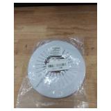 FOCMKEAS 4Pcs Pipe Cover Decoration, Fit 90-114mm(3.5\-4.5\in) Pipe PP Plastic Flangen Water Pipe Cover Decoration, Escutcheon Pipe Collar for Wall Pipe Tube Decoration, Whitein