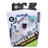 Teleporting Enderman, Wolf with Bone and Skeleton with Diamond Armor Mini Figure (3 Pack)