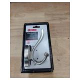 DELTA Dansant Towel Hook, Robe Hook Satin Nickel Towel Holder for Bathroom, Bathroom Accessories, 135241 2.4 x 2.9 x 4.8 Inches