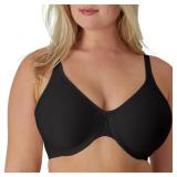 Bali womens Passion For Comfort Minimizer Underwire Bra, Black, 40D