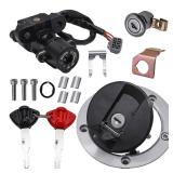 JDLLONG Ignition Switch Gas Cap Cover Seat Lock Key for Suzuki GSXR600 GSXR750 GSXR1000 2004-2016