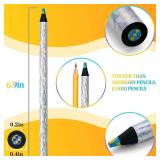 Stocking Stuffers for Kids Teen Girls: Art Supplies 12 Rainbow Colored Pencils With Cute Pencil Cap Sharpener,Drawing Pencils Arts And Crafts 8-12 Year Old Party Favors Boys Girl Gifts Trendy Stuff