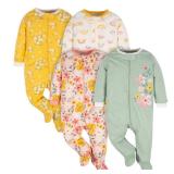 Gerber Baby-Girls 4 count (Pack of 1) Sleep 