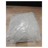 JQinHome 6 Pcs Dining Chair Slipcover,High Stretch Removable Washable Chair Seat Protector Cover for Home Party Hotel Wedding Ceremony (Beige White)