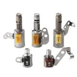 cycwer 5pcs Transmission Solenoid Transmission Shift Solenoid kit U140E U241E Fits for Solara ES300 RAV4 RX300 Camry Celica Highlander Matrix(Refurbished parts)