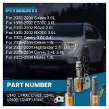 cycwer 5pcs Transmission Solenoid Transmission Shift Solenoid kit U140E U241E Fits for Solara ES300 RAV4 RX300 Camry Celica Highlander Matrix(Refurbished parts)