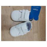 BABSMULY Baby Boys Girls Shoes Non-Slip Rubber Sole High-Top PU Leather Sneakers Infant First Walking Shoes Toddler Crib Shoes Newborn Loafers Flats.(White, 12-18 Months)