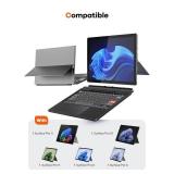 Doohoeek Surface Pro 11109X 13 Inch Keyboard, Bluetooth Keyboard with Touch Pad and Lighting Keys Compatible with Surface Pro 8 13in Copilot+, Pen and Tablets NOT Included