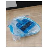 kathson Triangle Potty Trainer Corner Bunny Toilet Guinea Pig Litter Bedding Plastic Box Pet Pan for Rabbit Chinchilla Hamster Ferret Small Animal (Blue)