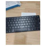 OMOTON Bluetooth Keyboard Compatible with iPad A16 11th 10th Generation, iPad 10.2 (9th8th7th), iPad Pro 1312.911 inch, iPad AirMini and More iOS Devices, Black