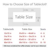 K MASANIJI Pile Green White Plaid Ruffled Table Cloth Rectangular for Seat 8-10, 100percent Washed Cotton Buffet Cottage Coquette Checker Gingham Vintage Decorative Tablecloth - 120in x 60in