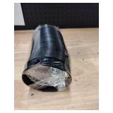 Flexible aluminum dryer vent duct black