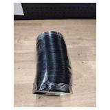 Flexible aluminum dryer vent duct black