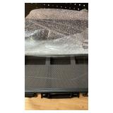 Kabinka Graded Card Storage Box with Display Window for PSACGC Holder, TSA Combination Lock Trading Deck Case for Sports Cards, Storage Slab Case with 6+2 EVA Dividers for MTGTCGs(Black)