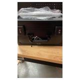 Kabinka Graded Card Storage Box with Display Window for PSACGC Holder, TSA Combination Lock Trading Deck Case for Sports Cards, Storage Slab Case with 6+2 EVA Dividers for MTGTCGs(Black)