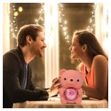 Generic Preserved Red Rose Gift for Mom, Cute Pink Bear and Preserved Flowers, Wife, Girlfriend, Grandma, for Valentine