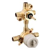Moen M CORE Mixing Shower Valve with 2 or 3 Function Integrated Transfer, CCIPS Connections and Stops, U232CIS