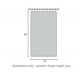 NICETOWN Blackout Curtains Panels for Bedroom - 3 Pass Microfiber Noise Reducing Thermal Insulated Solid Ring Top Blackout Window Drapes (2 Panels, 55 x 86 Inch, Gray)