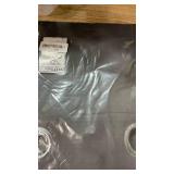 NICETOWN Blackout Curtains Panels for Bedroom - 3 Pass Microfiber Noise Reducing Thermal Insulated Solid Ring Top Blackout Window Drapes (2 Panels, 55 x 86 Inch, Gray)