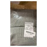 NICETOWN Linen Sheer Sliding Door Curtains 84 inch Long for Living Room, Grommet Semi Sheer Vertical Drapes Privacy with Light Filter for Home Office, W70 x L84, Grey, 1 Pair