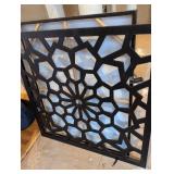 Kirklands Geometric Wood wall deco 45x45