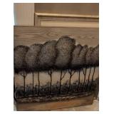 Textured Tree Grove Wall Art 40x40