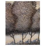 Textured Tree Grove Wall Art 40x40
